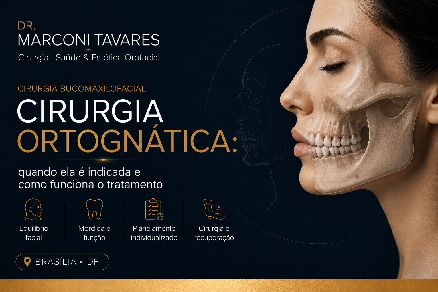 Cirurgia ortognática – planejamento e tratamento bucomaxilofacial