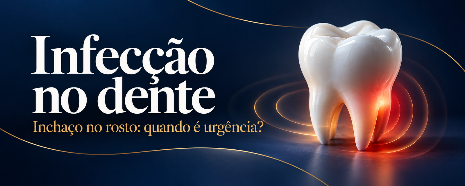 Infecção no dente: quando o inchaço no rosto exige atendimento de urgência?