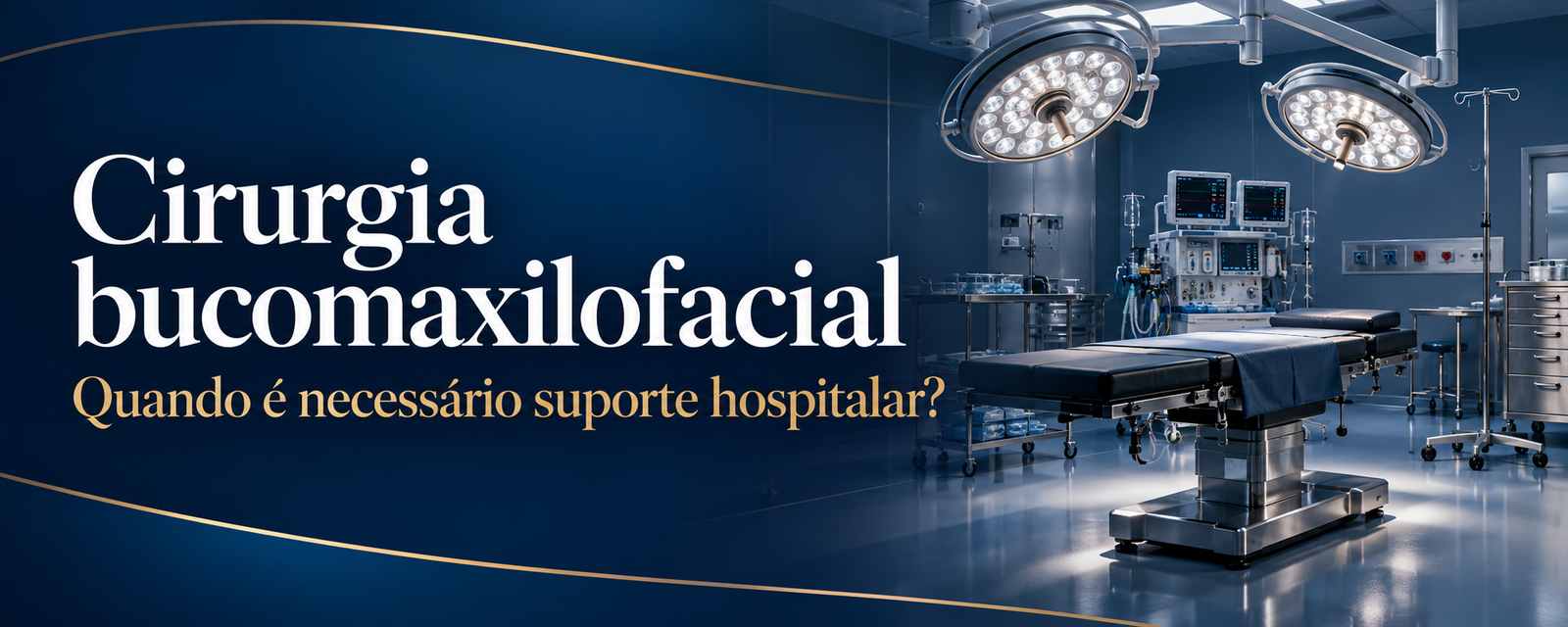 Quando um Procedimento em Cirurgia Bucomaxilofacial Exige Suporte Hospitalar?